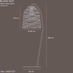 BLACK OUT FLOOR LAMP BY KARMAN