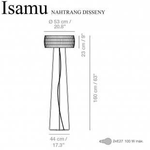 ISAMU FLOOR LAMP BY CARPYEN