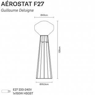 AEROSTAT FLOOR LAMP BY FABBIAN