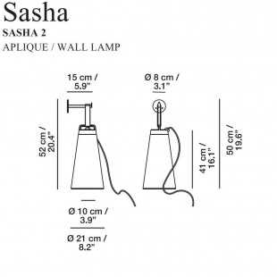 SASHA WALL LAMP BY CARPYEN