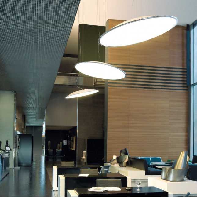 Big Pendant Light By Vibia - Large Suspended Ceiling Light