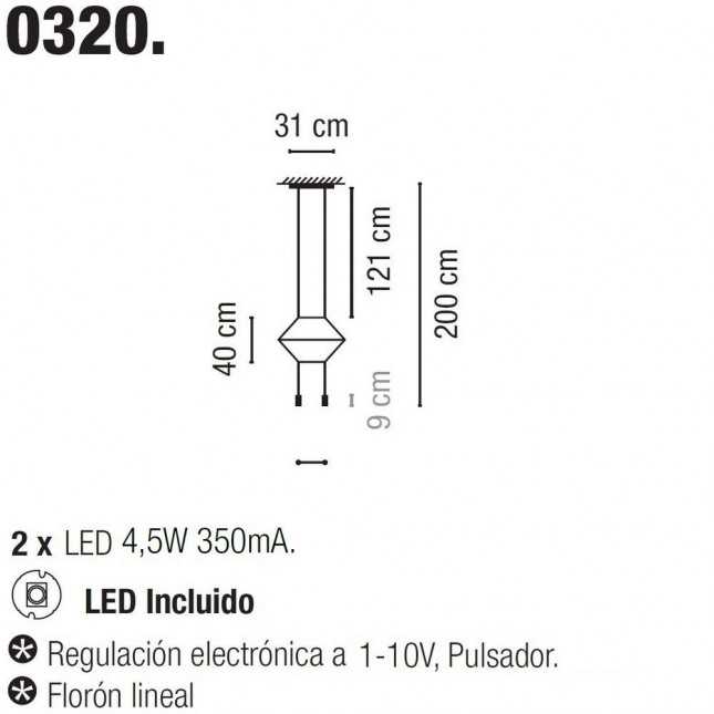 WIREFLOW LINEAL 2 LEDS DE VIBIA