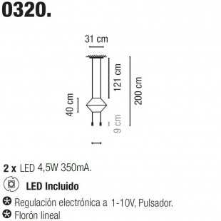 WIREFLOW LINEAL 2 LEDS DE VIBIA
