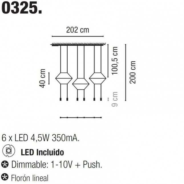 WIREFLOW LINEAL 6 LEDS DE VIBIA