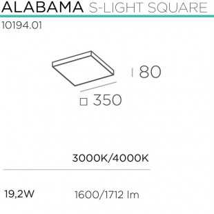 ALABAMA S-LIGHT SQUARE BY BPM LIGHTING