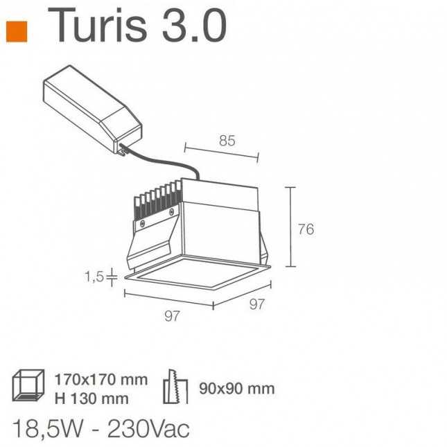 TURIS 3.0 DE LUCE LIGHT
