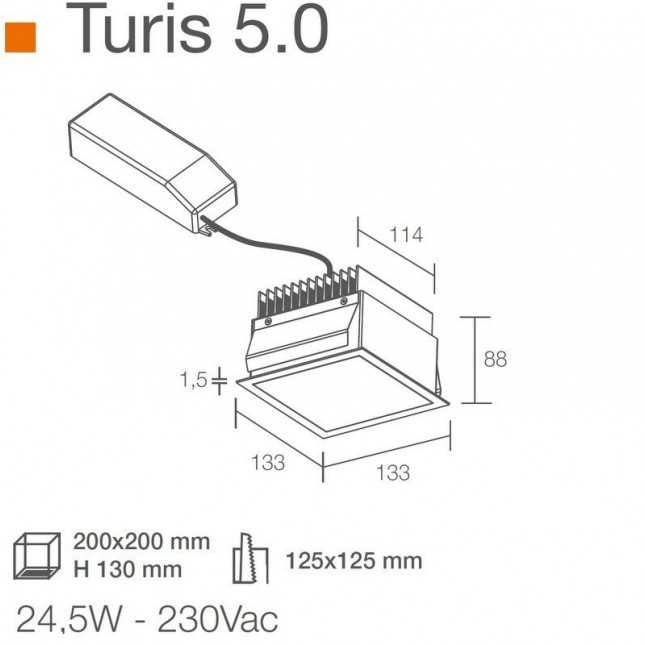 TURIS 5.0 DE LUCE LIGHT 