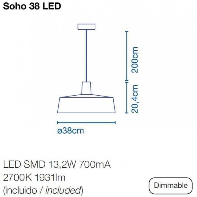 SOHO 38 LED BY MARSET
