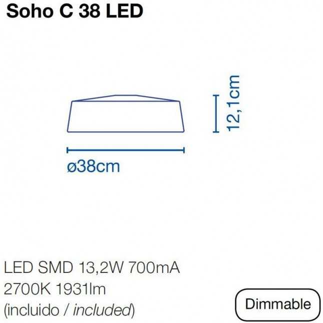 SOHO C 38 LED BY MARSET