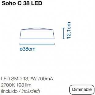 SOHO C 38 LED DE MARSET
