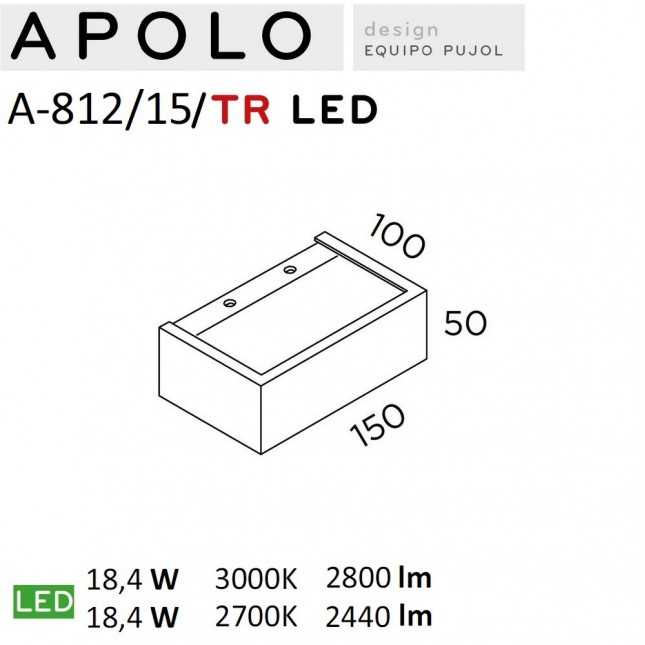 APOLO A-812 / 15 / TR / LED BY PUJOL ILUMINACION