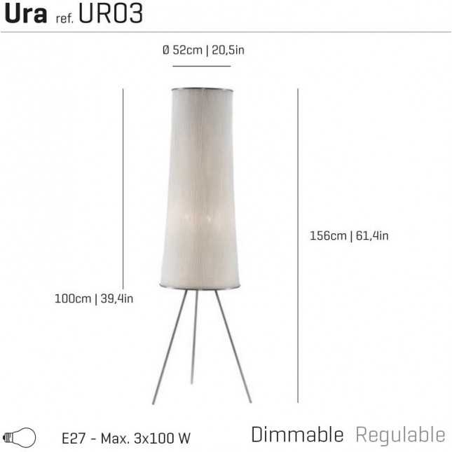 URA FLOOR LAMP BY ARTURO ALVAREZ