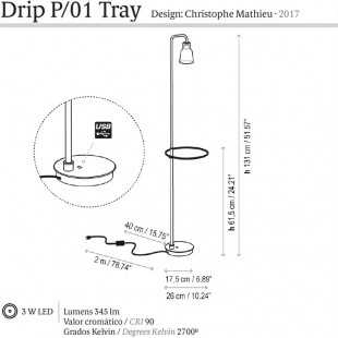 DRIP P/01 TRAY BY BOVER
