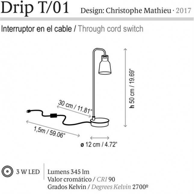 DRIP T/01 BY BOVER