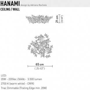 HANAMI CEILING / WALL BY SLAMP