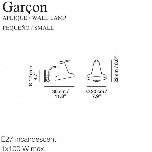 GARÇON WALL LAMP BY CARPYEN