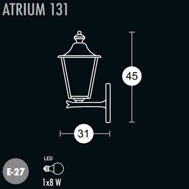ATRIUM WALL LAMP 131 BY GREENART