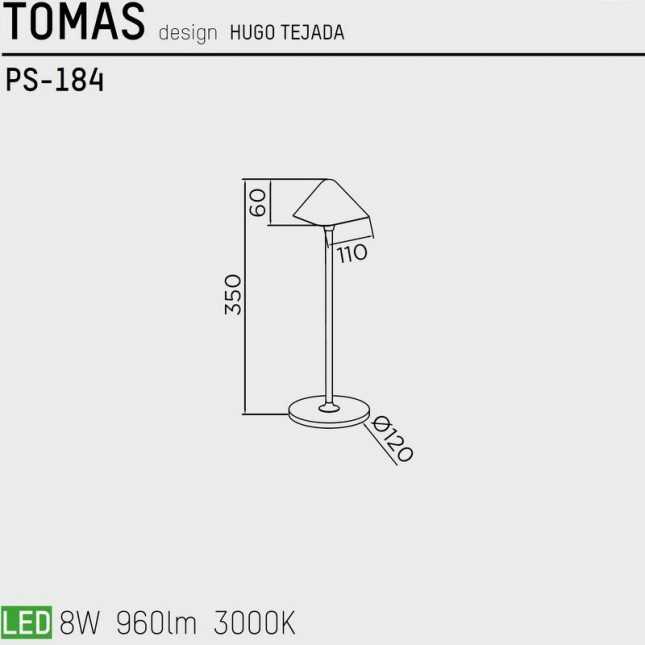 TOMAS LAMPE DE TABLE DE PUJOL ILUMINACION