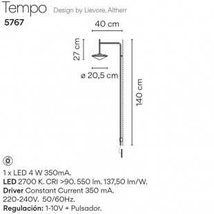 TEMPO WALL 5766 / 5767 BY VIBIA