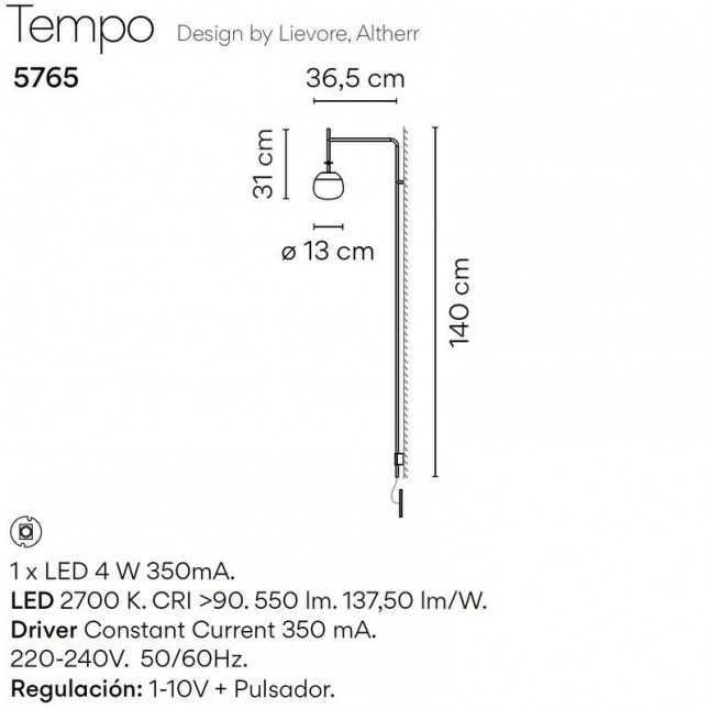 TEMPO WALL 5764 / 5765 BY VIBIA