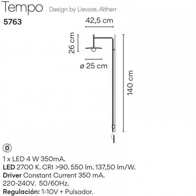 TEMPO WALL 5762 / 5763 BY VIBIA