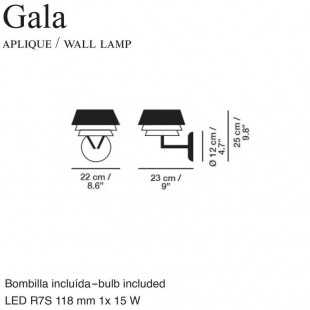 GALA WALL LAMP BY CARPYEN