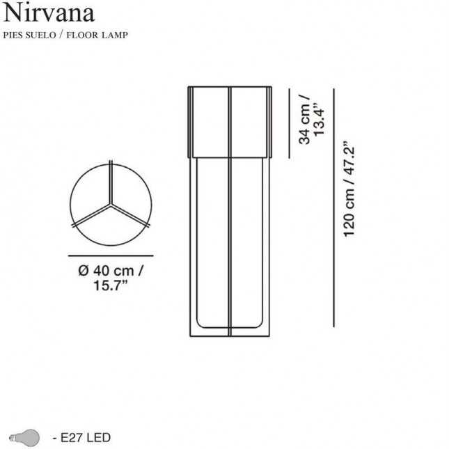 NIRVANA FLOOR LAMP BY CARPYEN