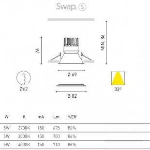SWAP S 5W BY ARKOS LIGHT