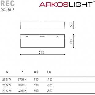 REC DOUBLE BY ARKOS LIGHT