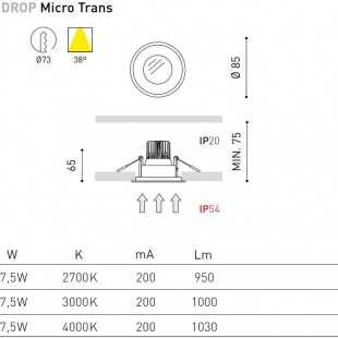 DROP MICRO TRANS 7,5W DE ARKOS LIGHT