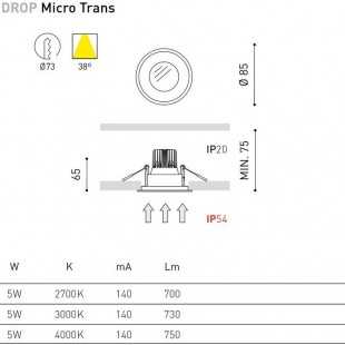 DROP MICRO TRANS 5W BY ARKOS LIGHT