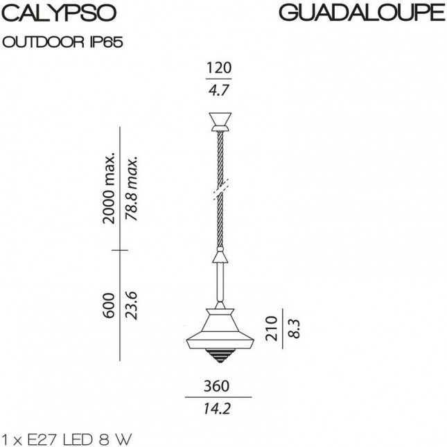 CALYPSO GUADALOUPE OUTDOOR BY CONTARDI