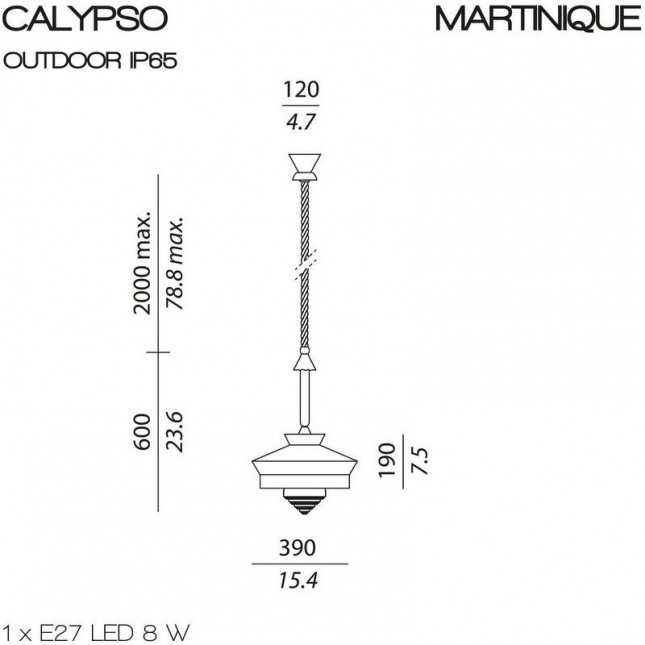 CALYPSO MARTINIQUE OUTDOOR BY CONTARDI