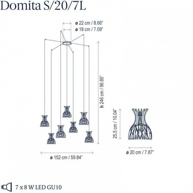 DOMITA S/20/7L BY BOVER