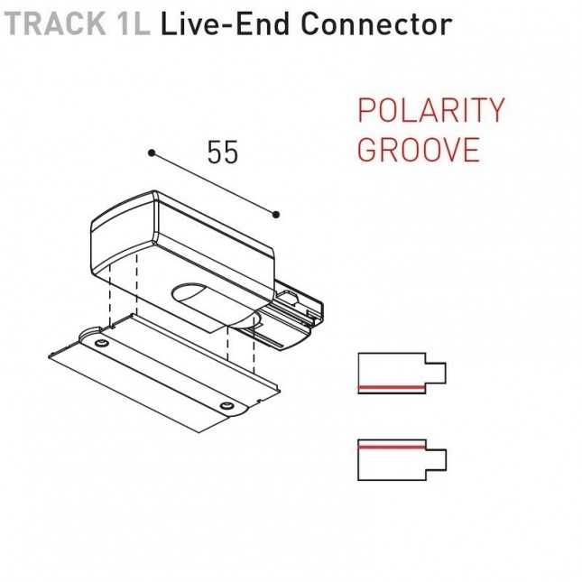 TRACK 1L RECESSED - ACCESSORIES BY ARKOS LIGHT