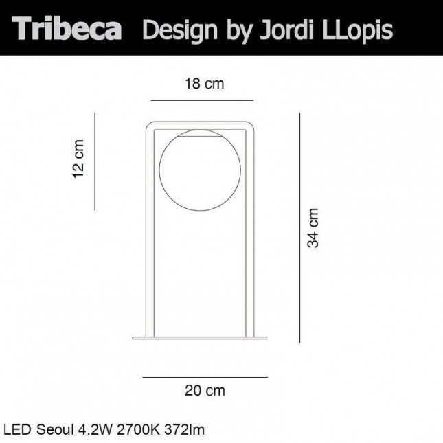 TRIBECA TABLE LAMP BY ALMALIGHT
