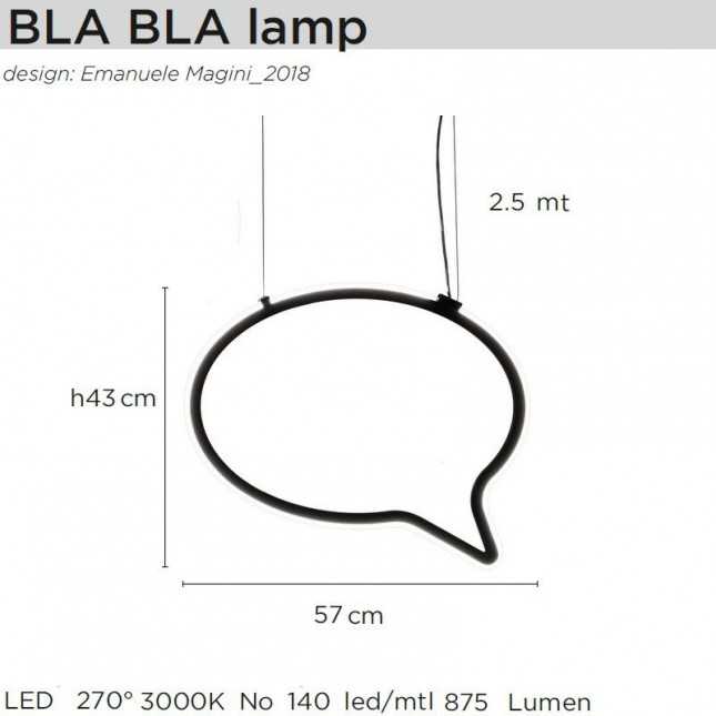 BLA BLA LAMP BY MOGG