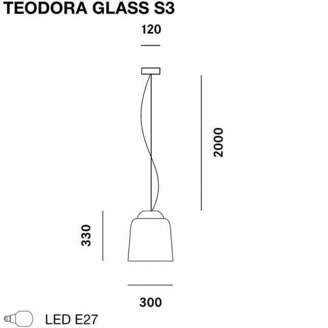 TEODORA GLASS BY PRANDINA