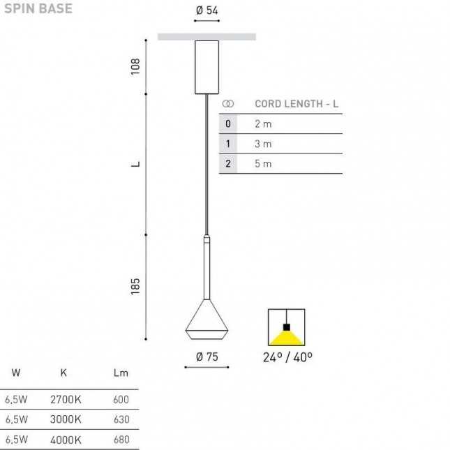 SPIN BASE BY ARKOS LIGHT