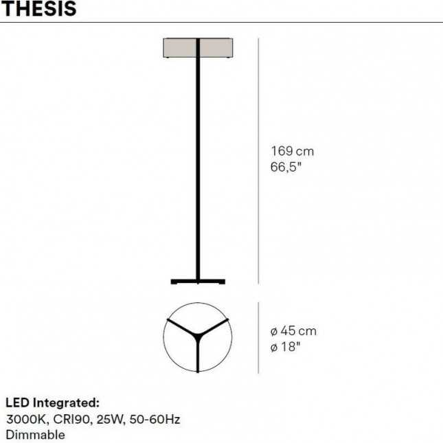THESIS FLOOR LAMP BY LZF