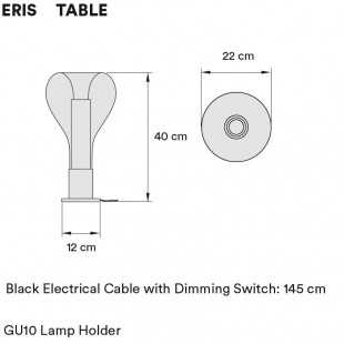 ERIS TABLE LAMP BY LZF