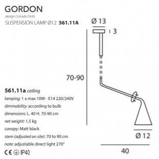 GORDON 561.11 SUSPENSIÓN DE TOOY