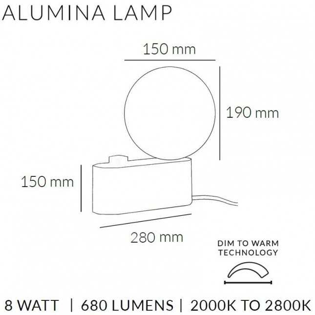 ALUMINA LAMP BY TALA