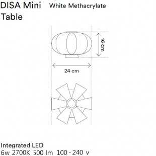 DISA MINI TABLE METHACRYLATE BY TUNDS