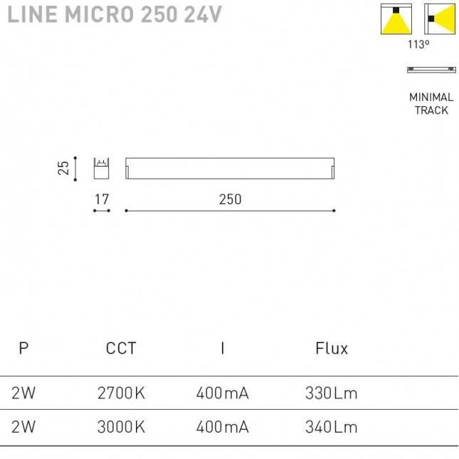 LINE MICRO 24V DE ARKOS LIGHT