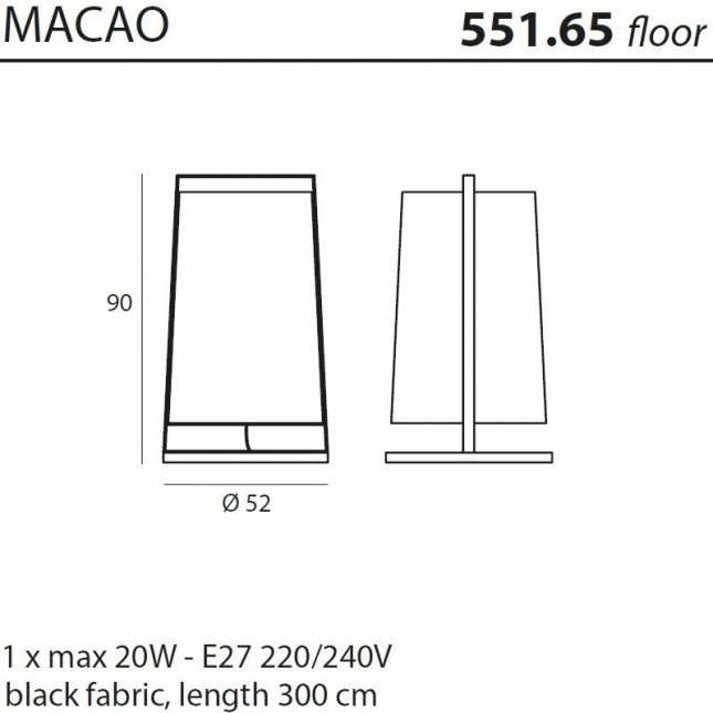 MACAO 551.65 DE TOOY