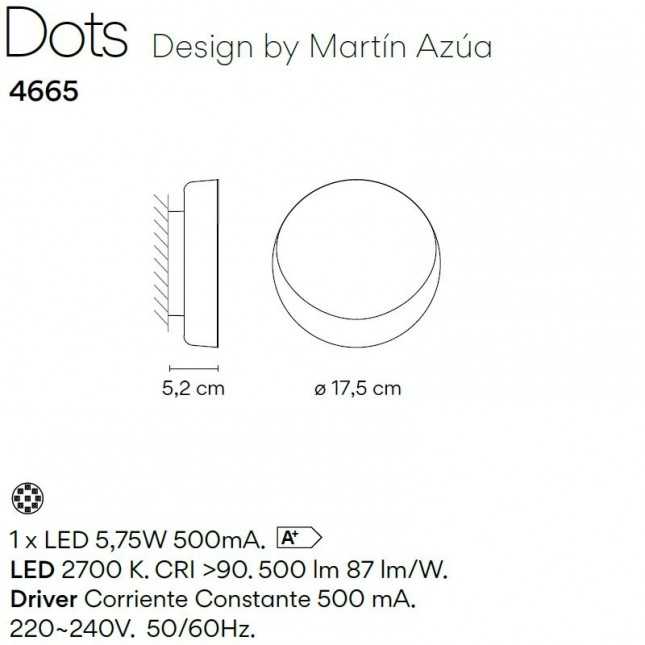 DOTS 4665 BY VIBIA