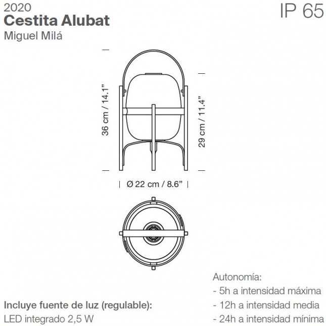 CESTITA ALUBAT BY SANTA & COLE