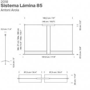 SISTEMA LAMINA 85 BY SANTA & COLE