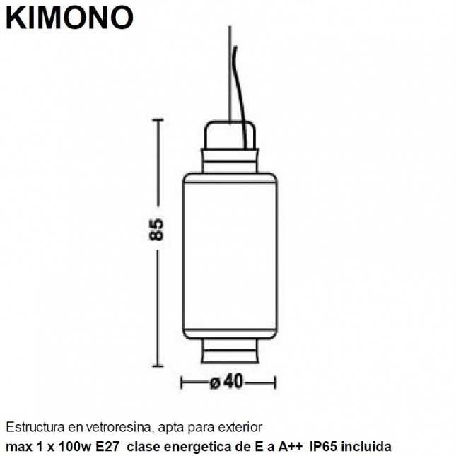 KIMONO IP65 PARA EXTERIOR DE KARMAN